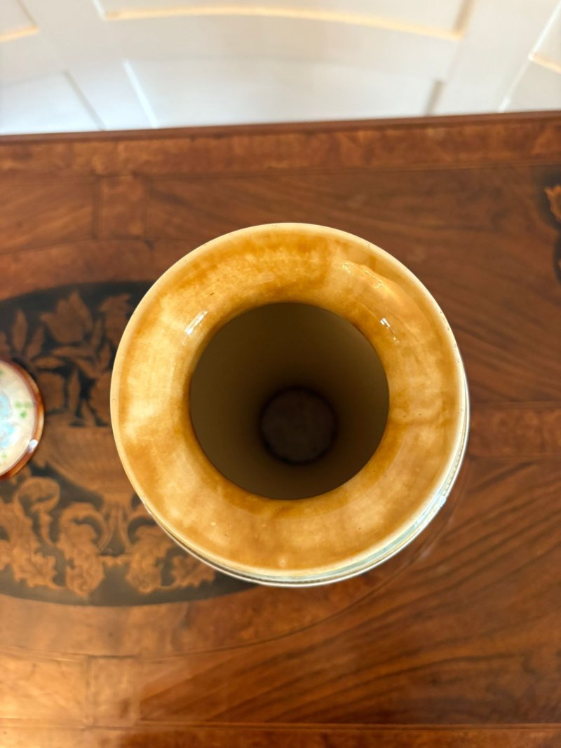 Pair of Antique Victorian Quality Doulton Vases - Image 9